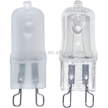 Clear halogen G9 bulb 18w 28w 33w 42w 53w 70w 25w 35w 40w 50w 60w